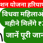 विधवा पेंशन योजना हरियाणा 2025 विधवा महिलाओं को हर महीने मिलेंगे ₹3000, जानें पूरी जानकारी